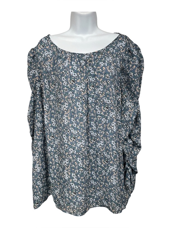 Max Studio Tops - Max Studio ruched-sleeve blouse size 3X